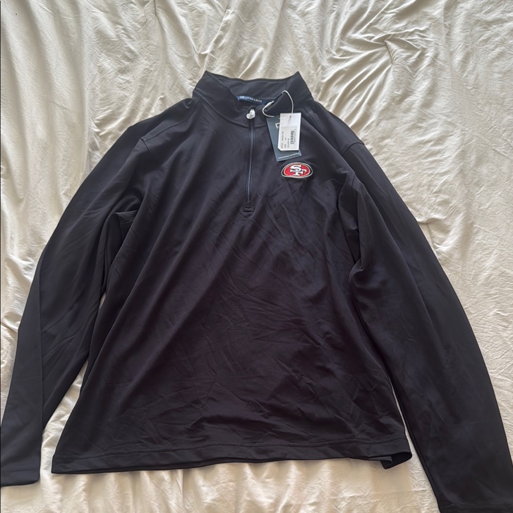 NWT San Francisco 49ers Pullover Zip Up